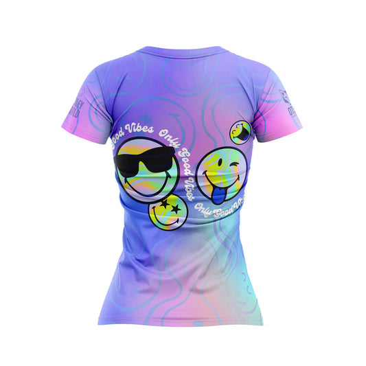 Maglietta donna maniche corte - SmileyWorld Vibes