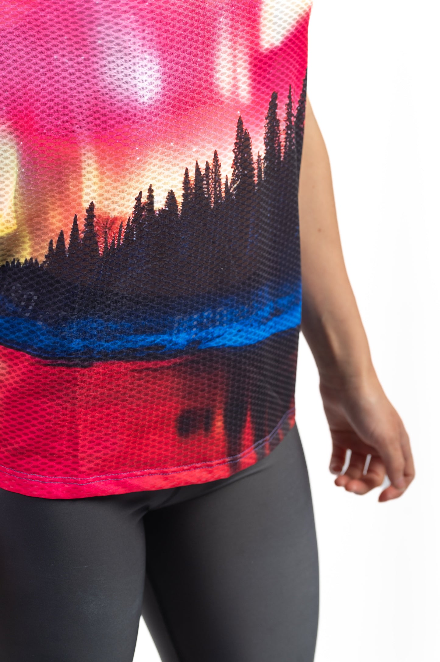 T-shirt Femme manches courtes - Auroras boreales