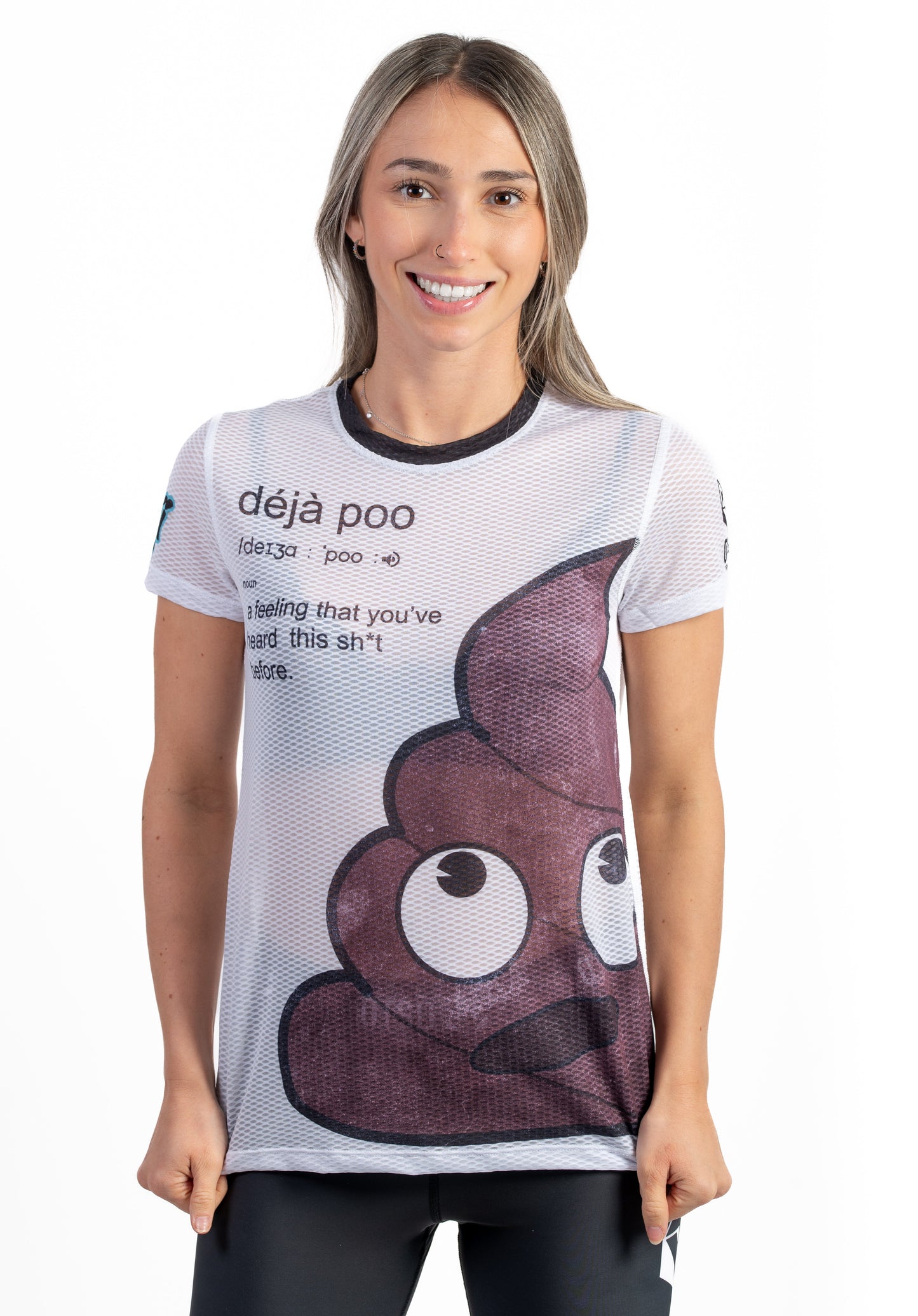 Women's short-sleeve shirt - Already Poop Emoji