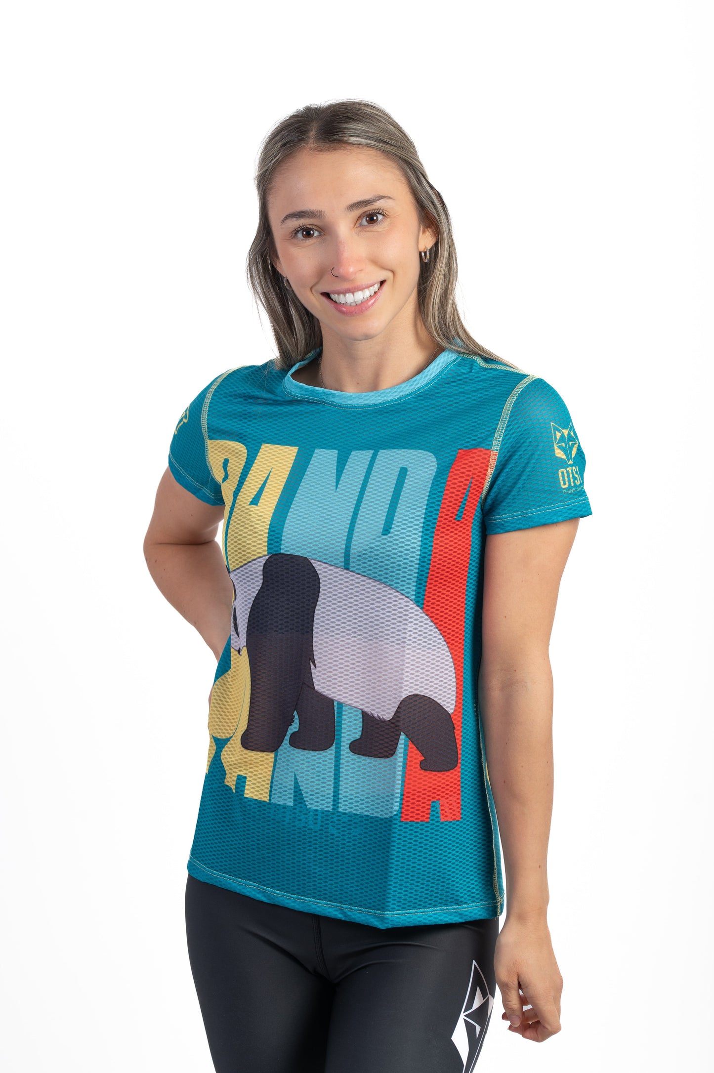 T-shirt Femme manches courtes - Emoji Panda
