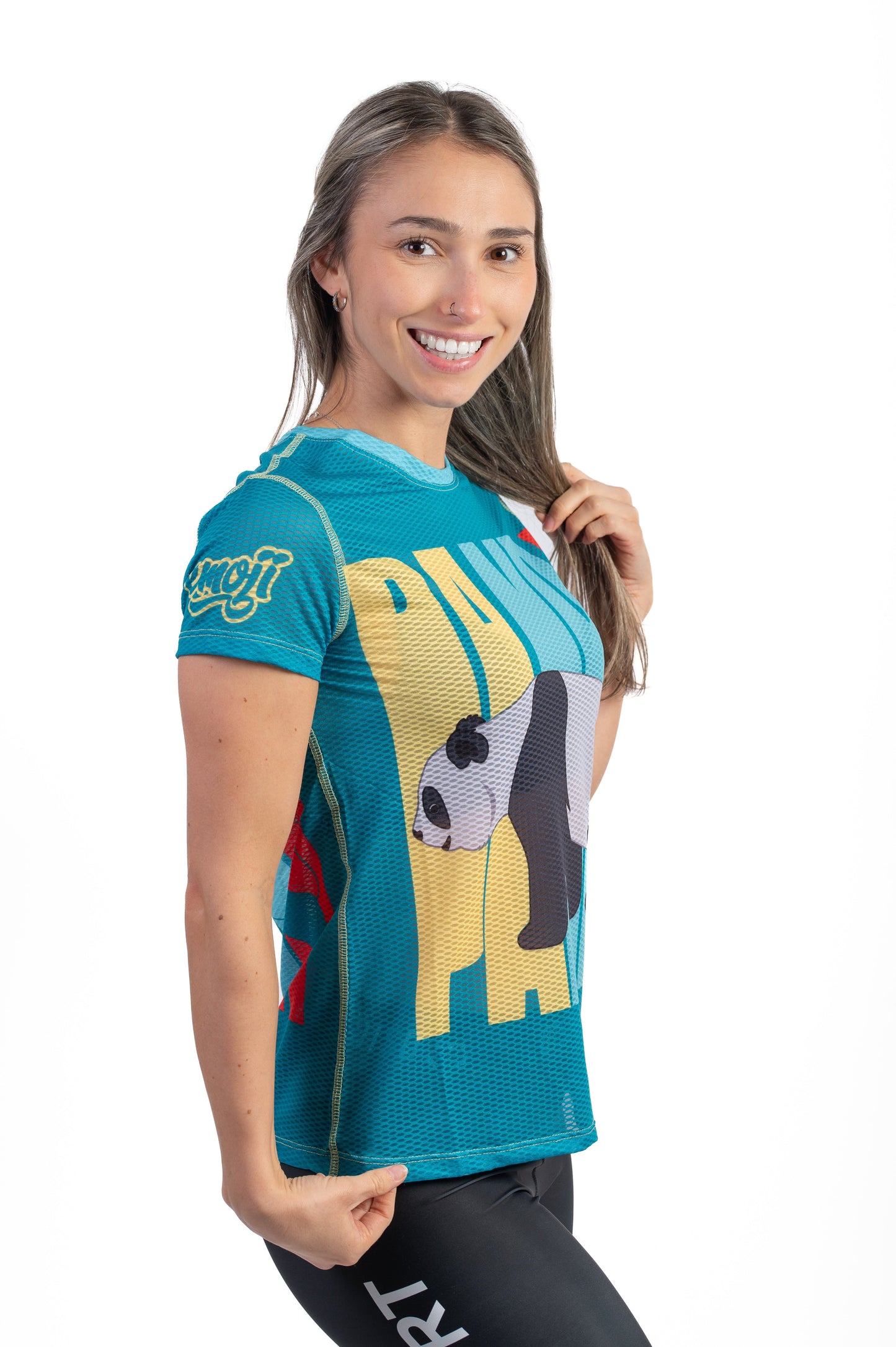 T-shirt Femme manches courtes - Emoji Panda