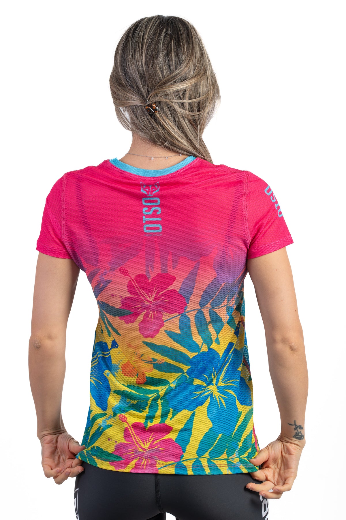 T-shirt Femme manches courtes - Floral Pink