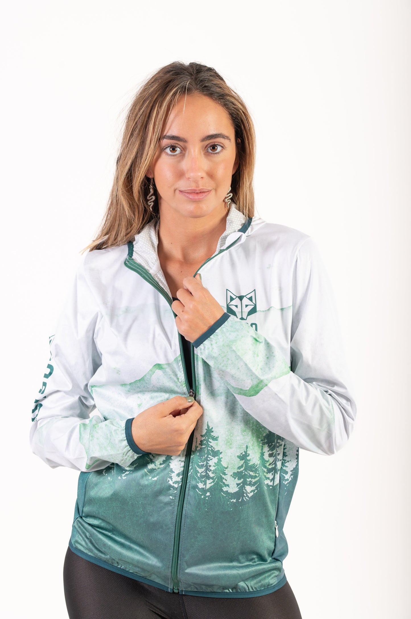 Veste running Unisex - Green Forest
