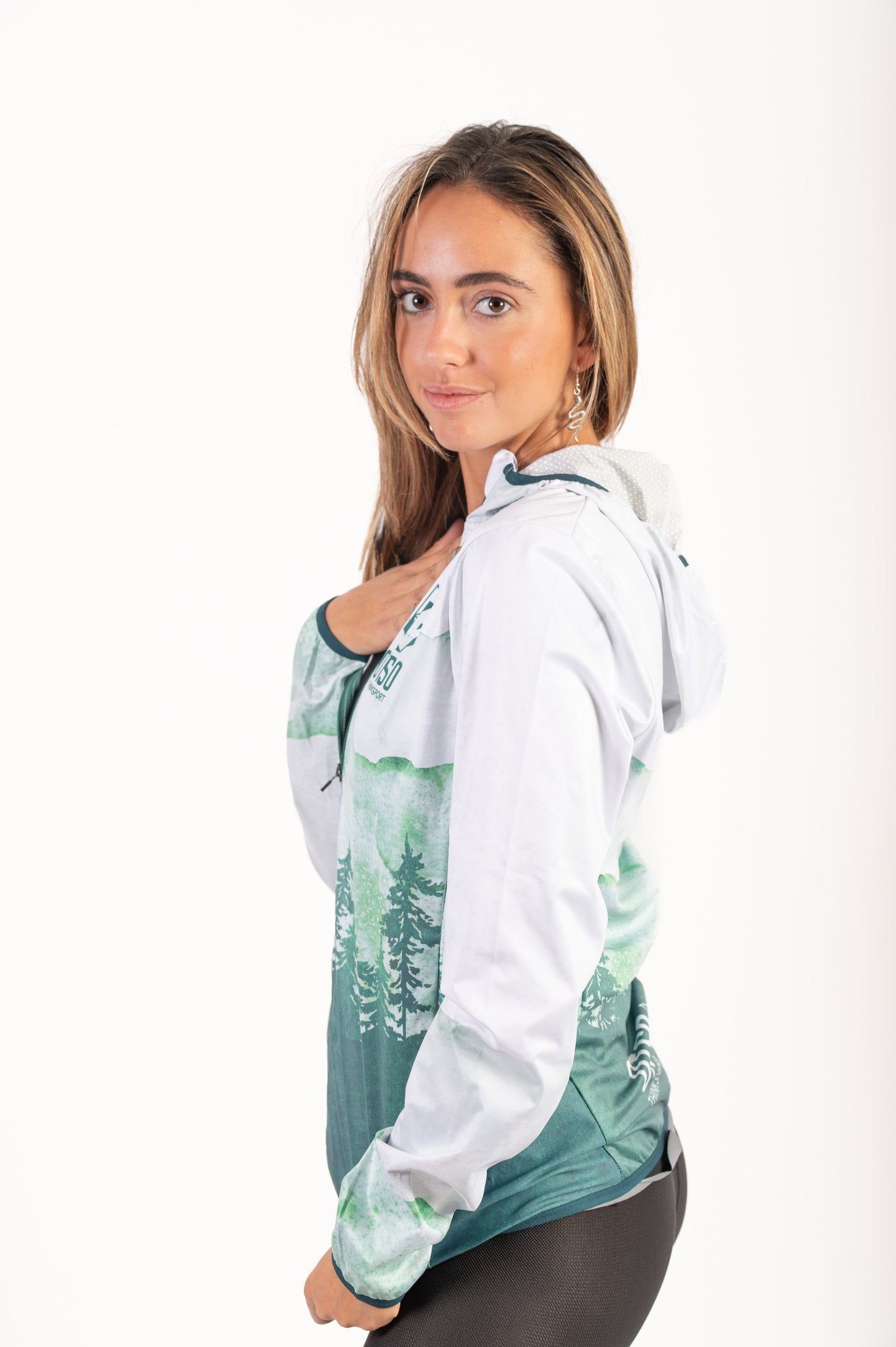 Veste running Unisex - Green Forest