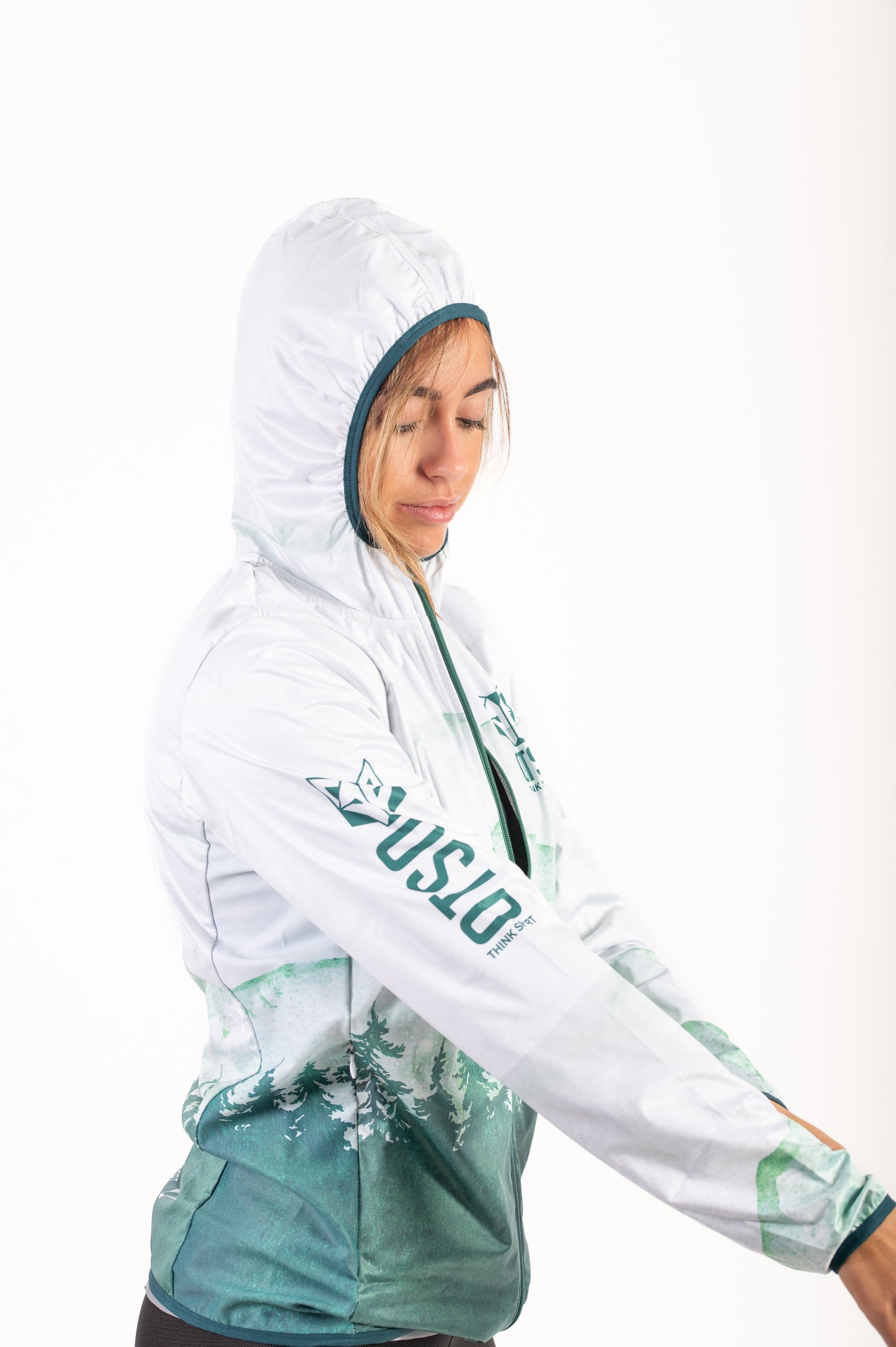 Veste running Unisex - Green Forest