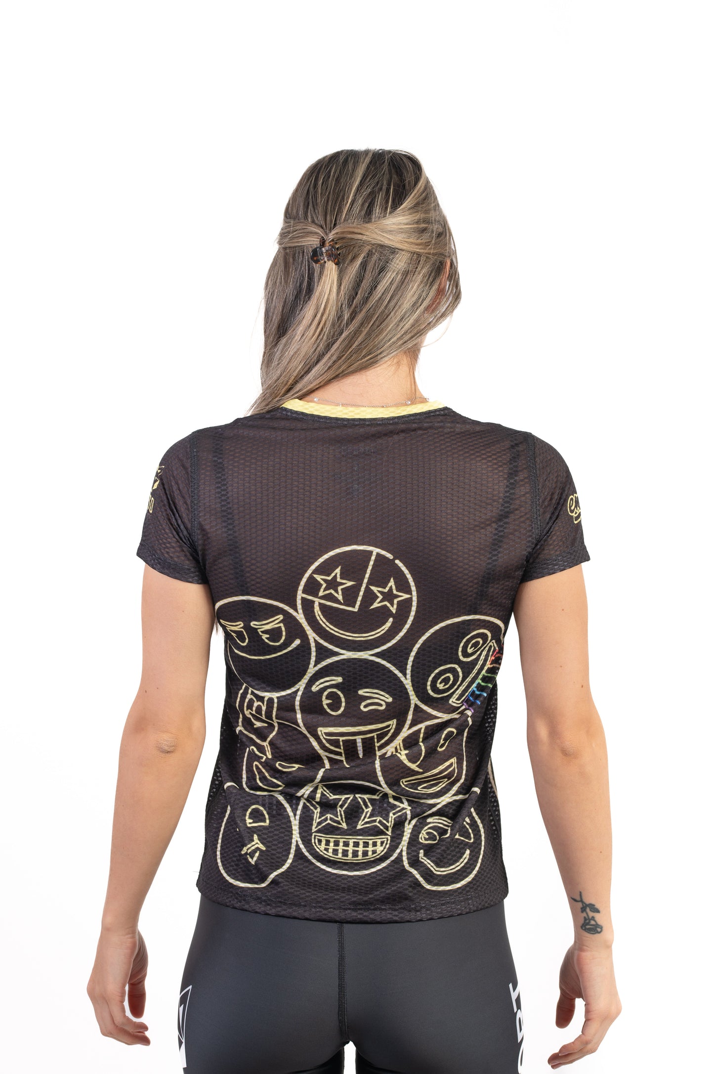 T-Shirt Femme - Emoji Neon Faces