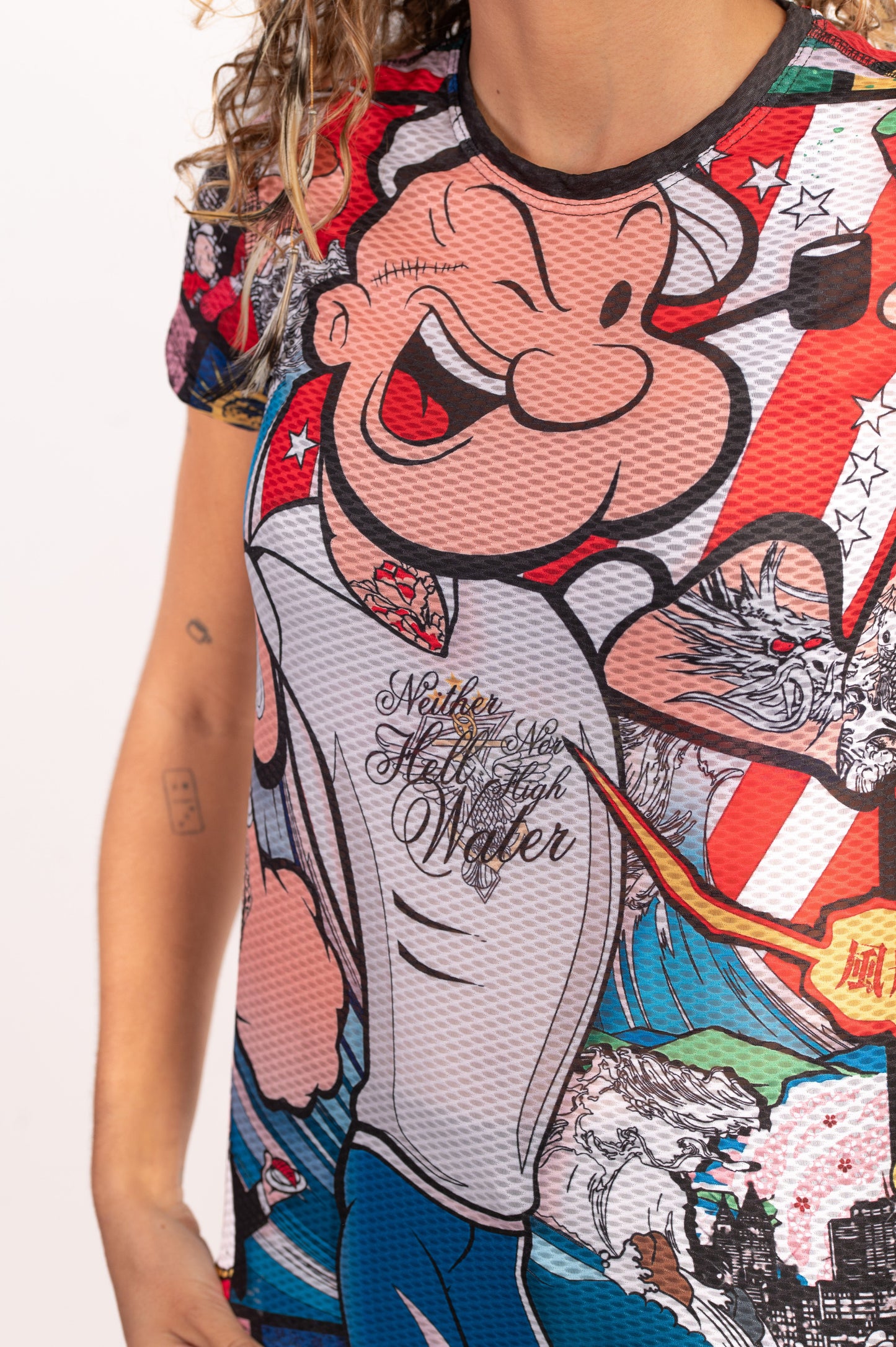 Damen-T-Shirt mit kurzen Ärmeln - Popeye Kunstschau