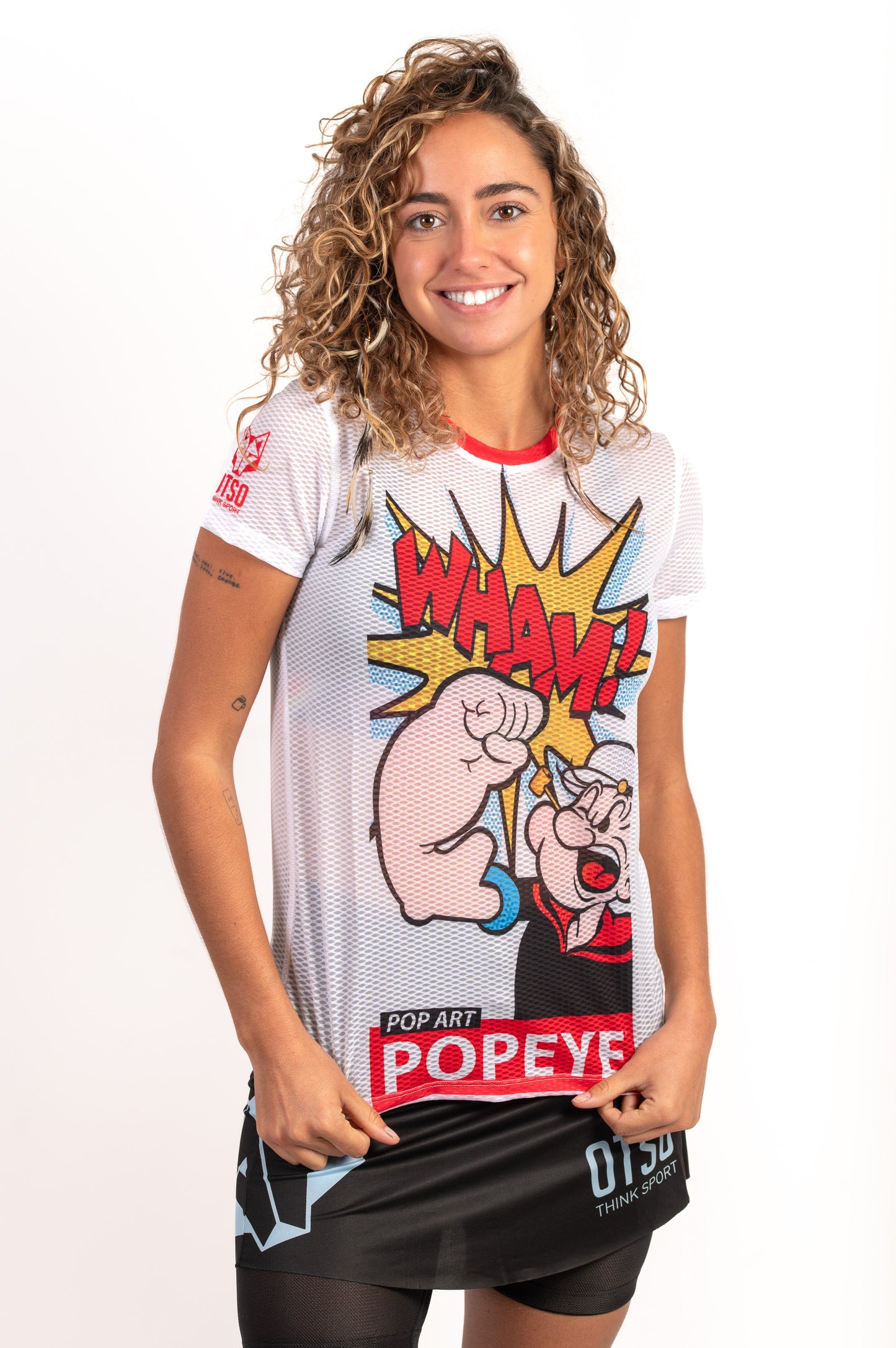 T-shirt Femme manches courtes - Popeye Pop Art