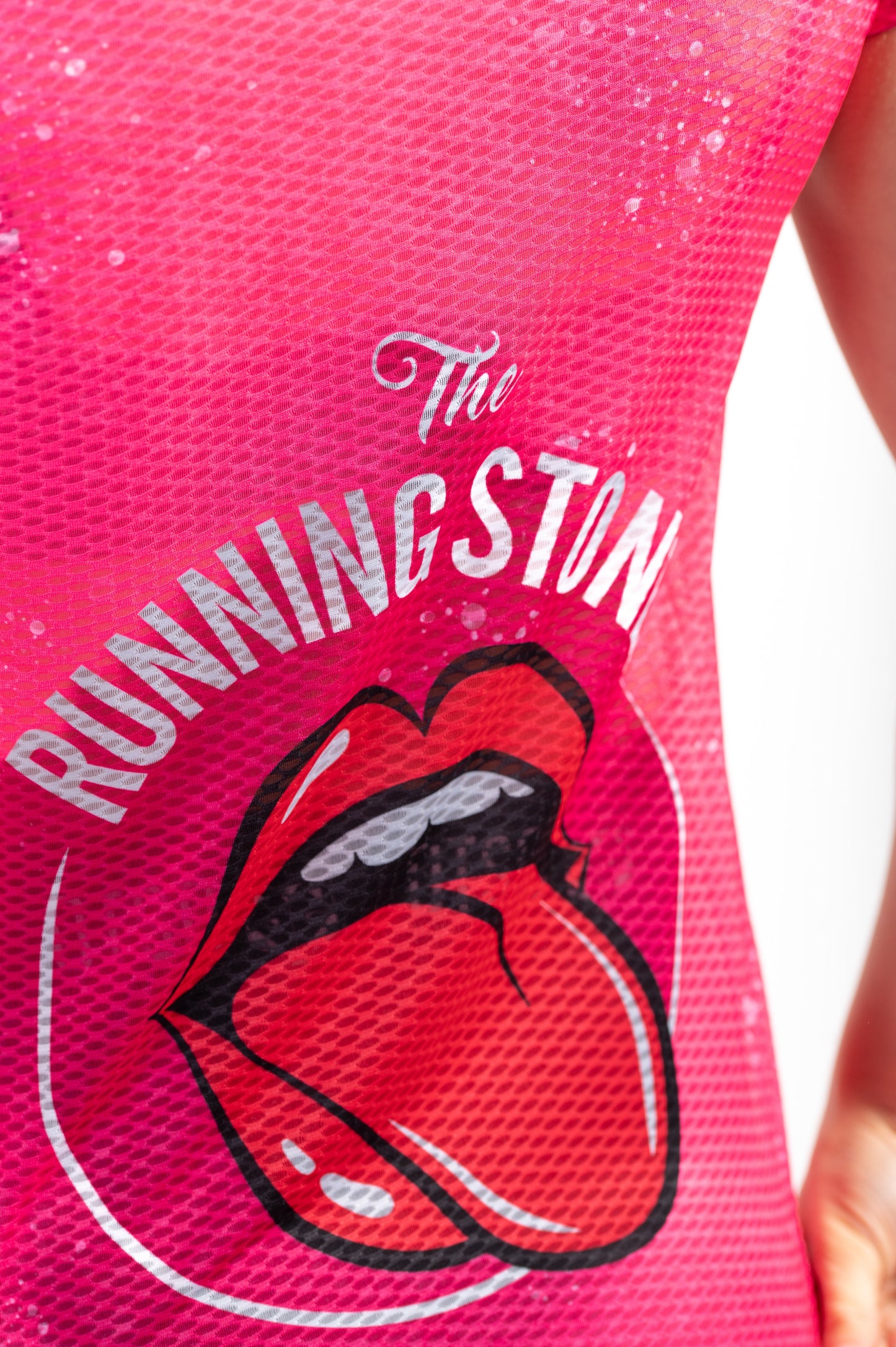 T-shirt Femme manches courtes - Running Stones Pink