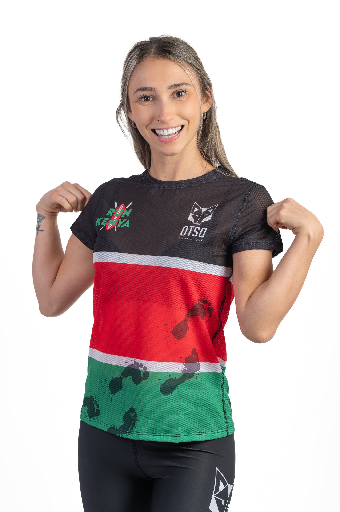 T-shirt Femme manches courtes - Run Kenya