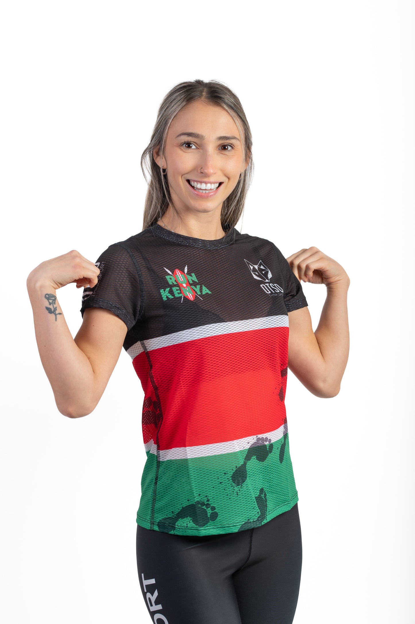 T-shirt Femme manches courtes - Run Kenya