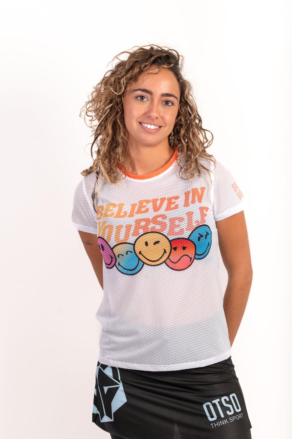 Maglietta donna maniche corte - SmileyWorld Credere