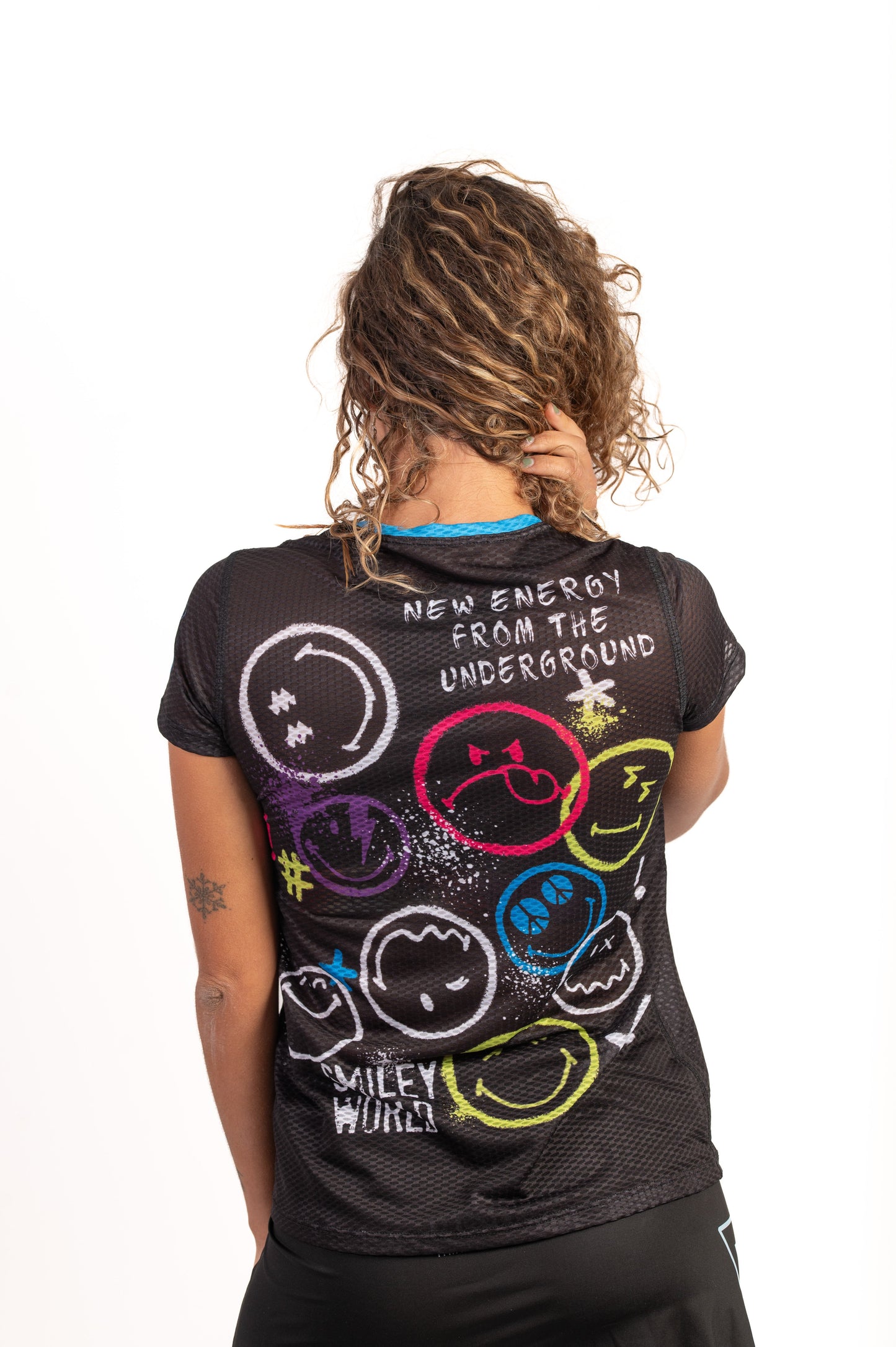 T-shirt Femme manches courtes - Smiley Festival