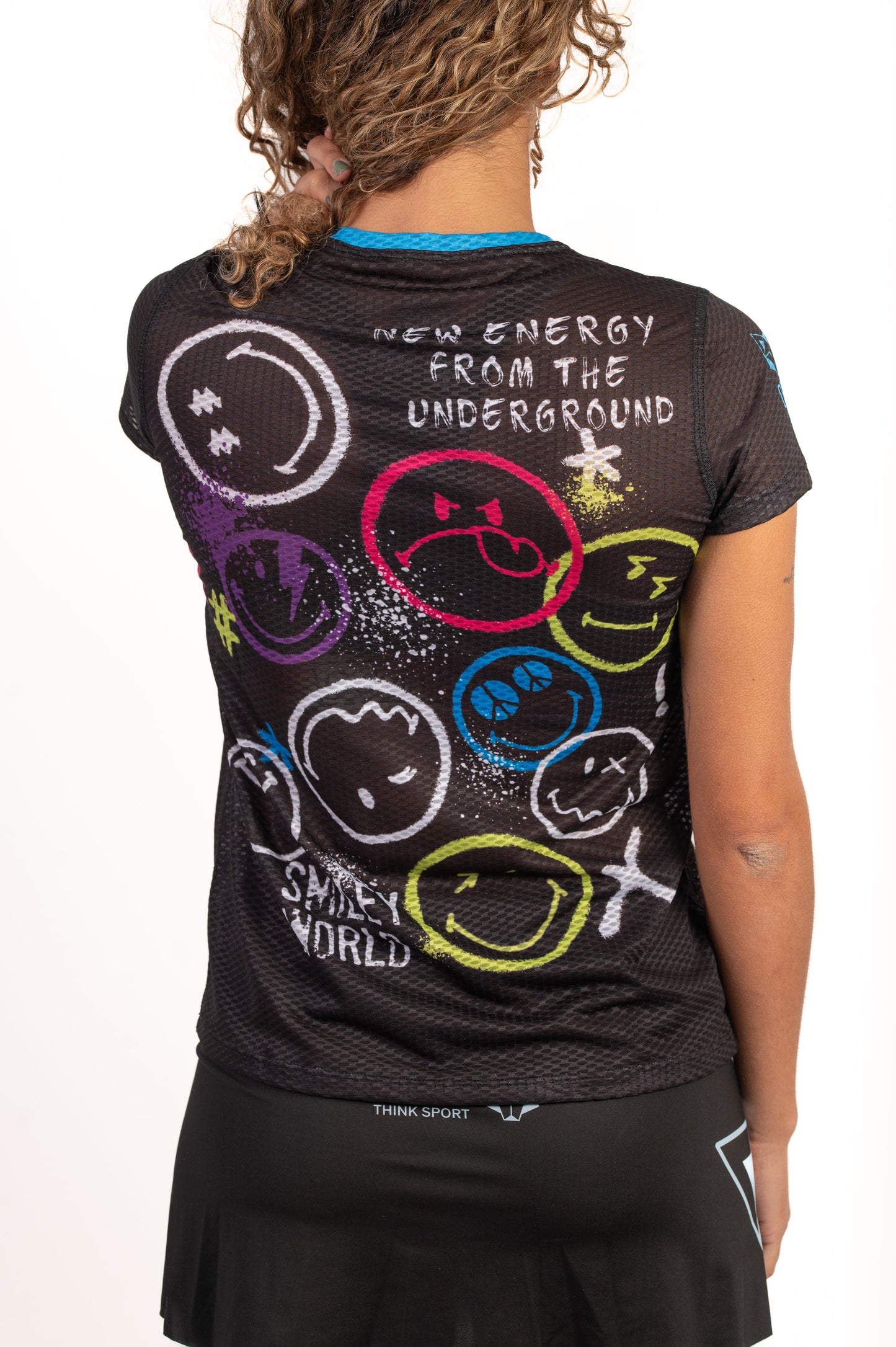 T-shirt Femme manches courtes - Smiley Festival