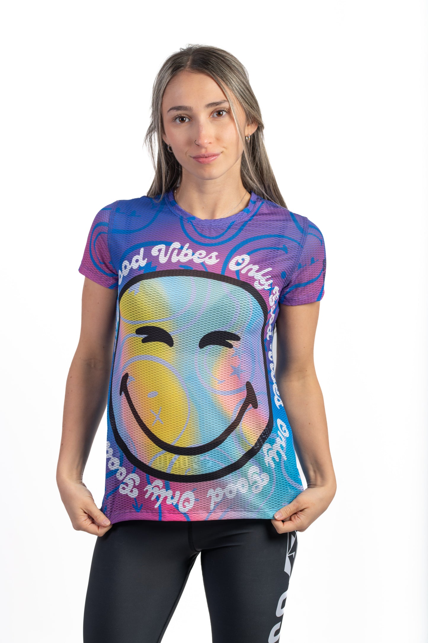 T-shirt Femme manches courtes - SmileyWorld Vibes