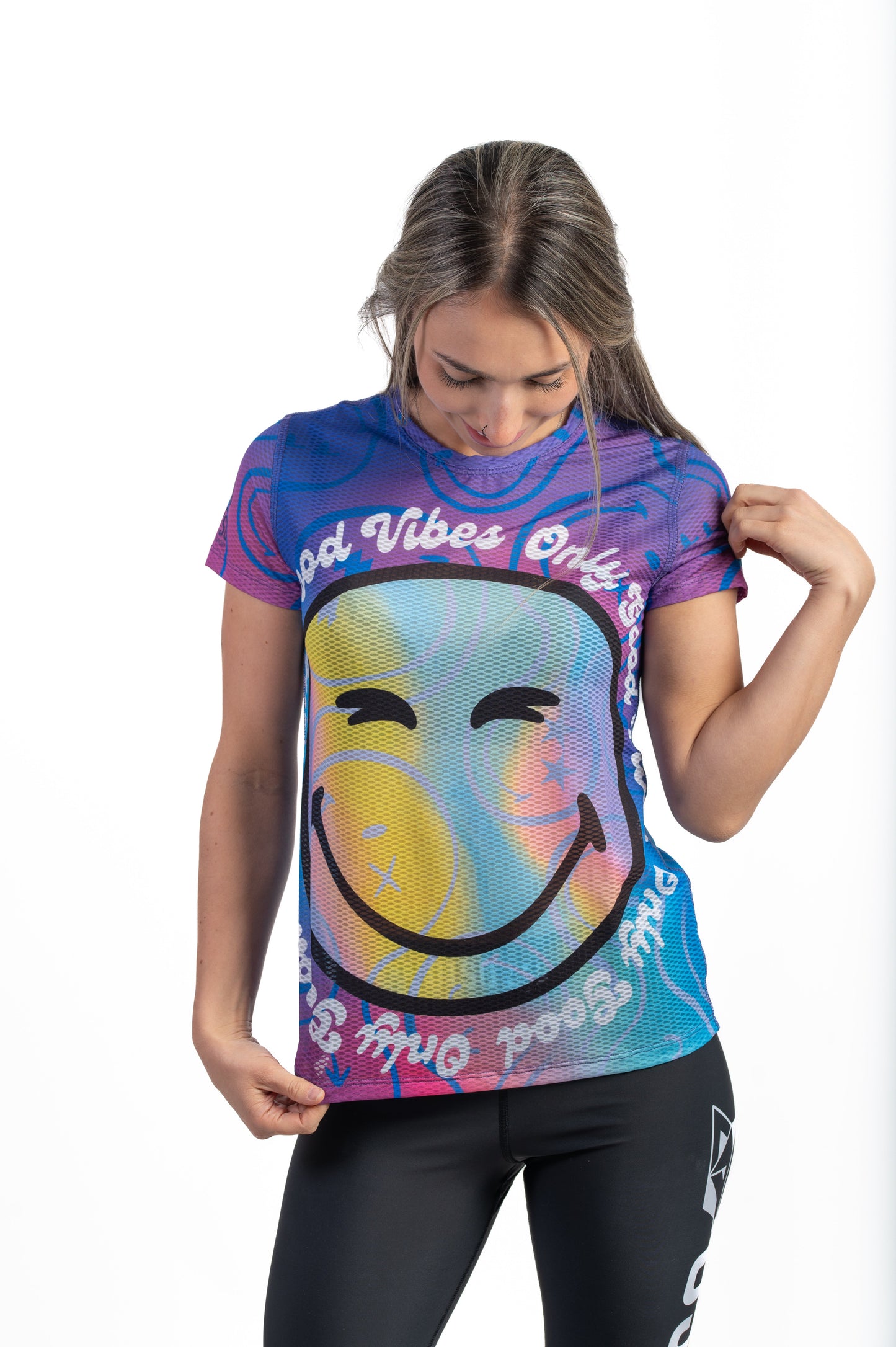T-shirt Femme manches courtes - SmileyWorld Vibes
