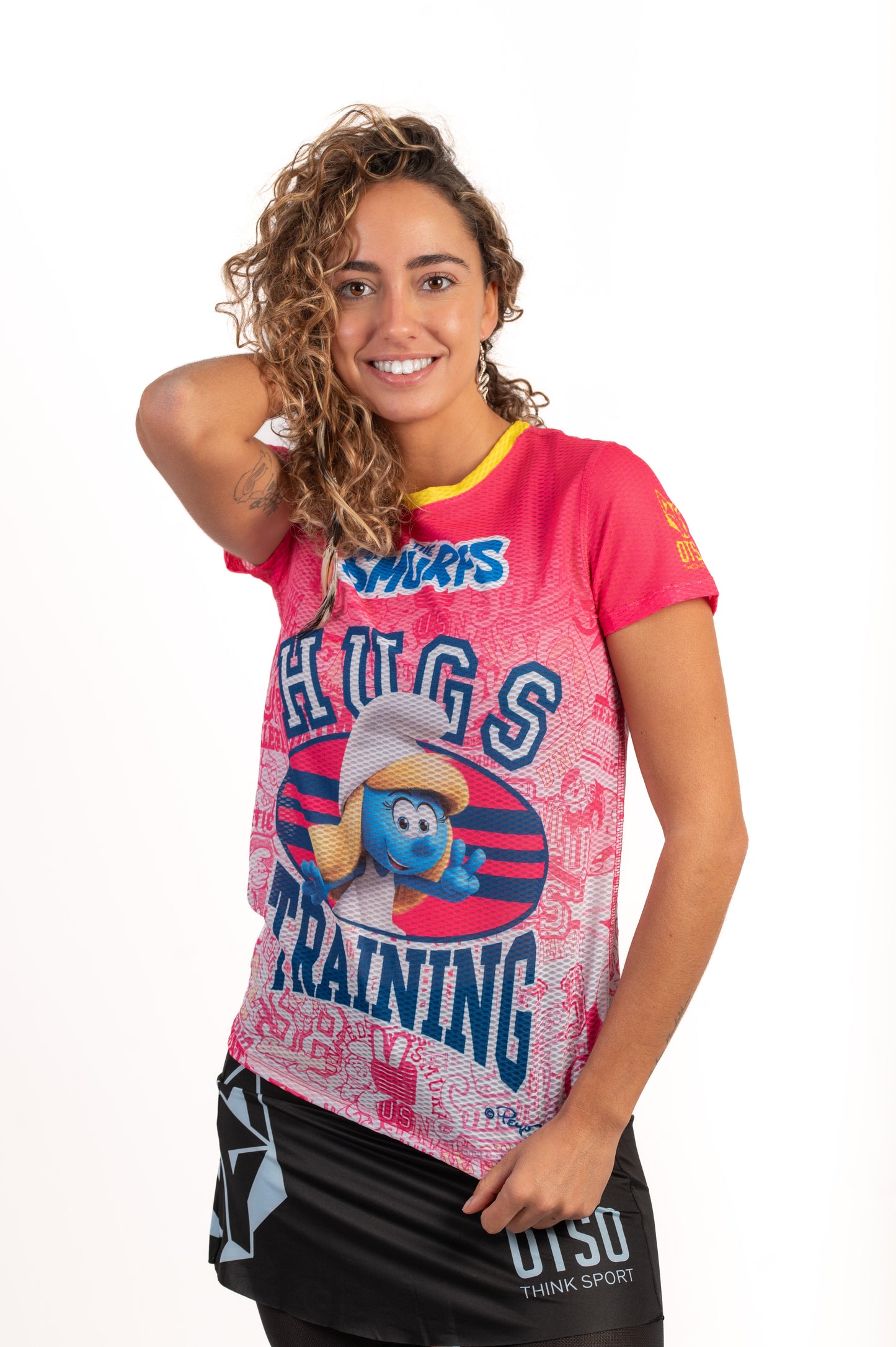 T-shirt Femme manches courtes - Smurfs Hugs