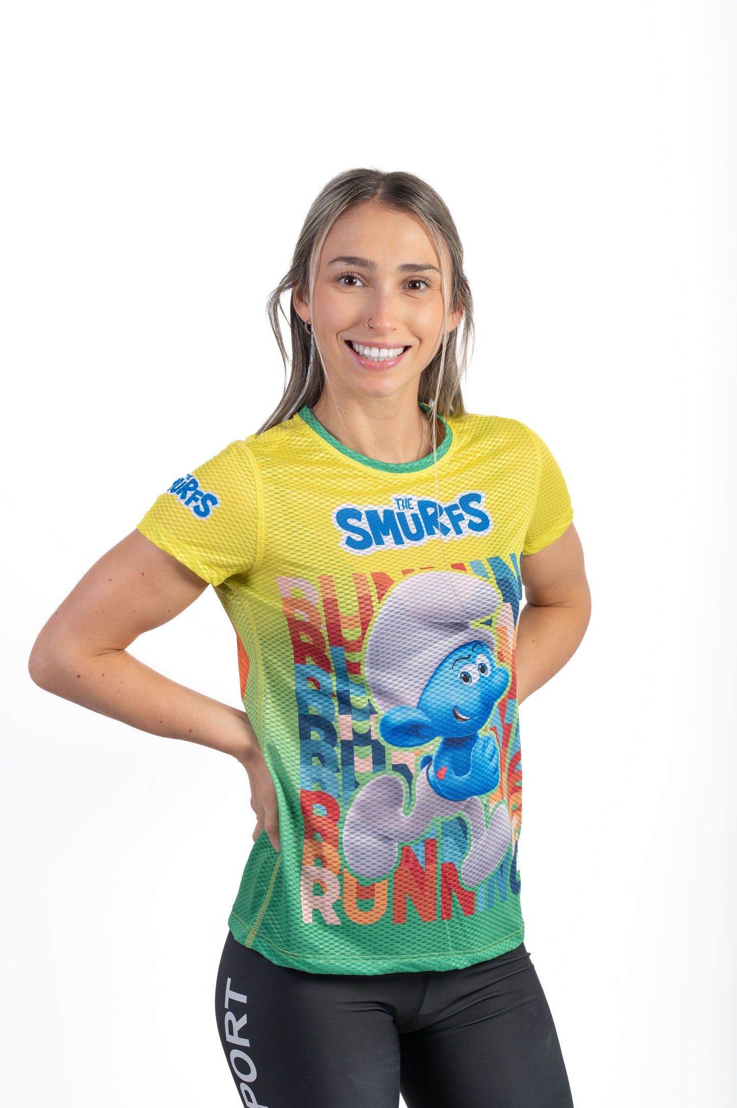 T-Shirt Femme - Smurf Running