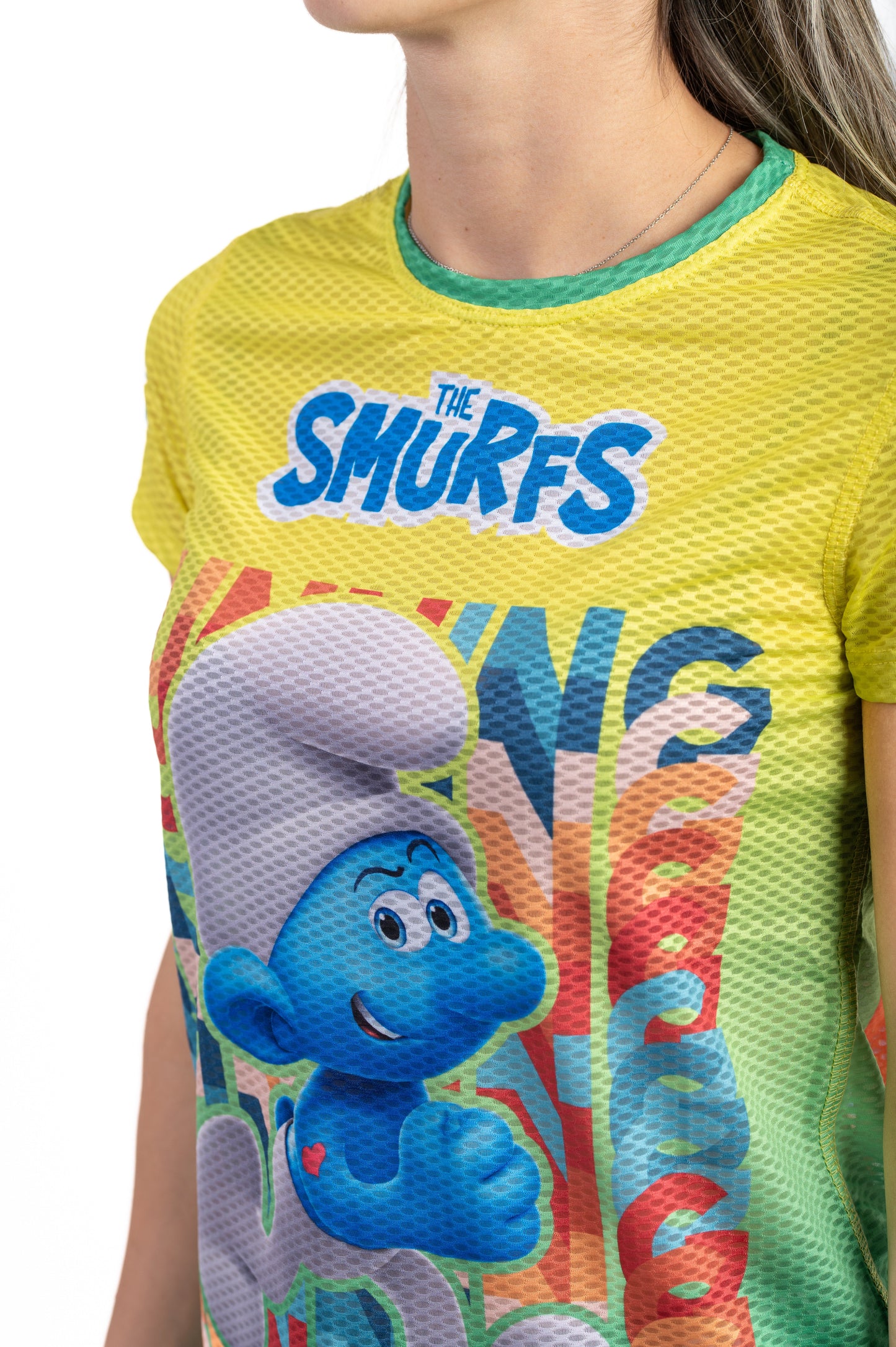 T-Shirt Femme - Smurf Running