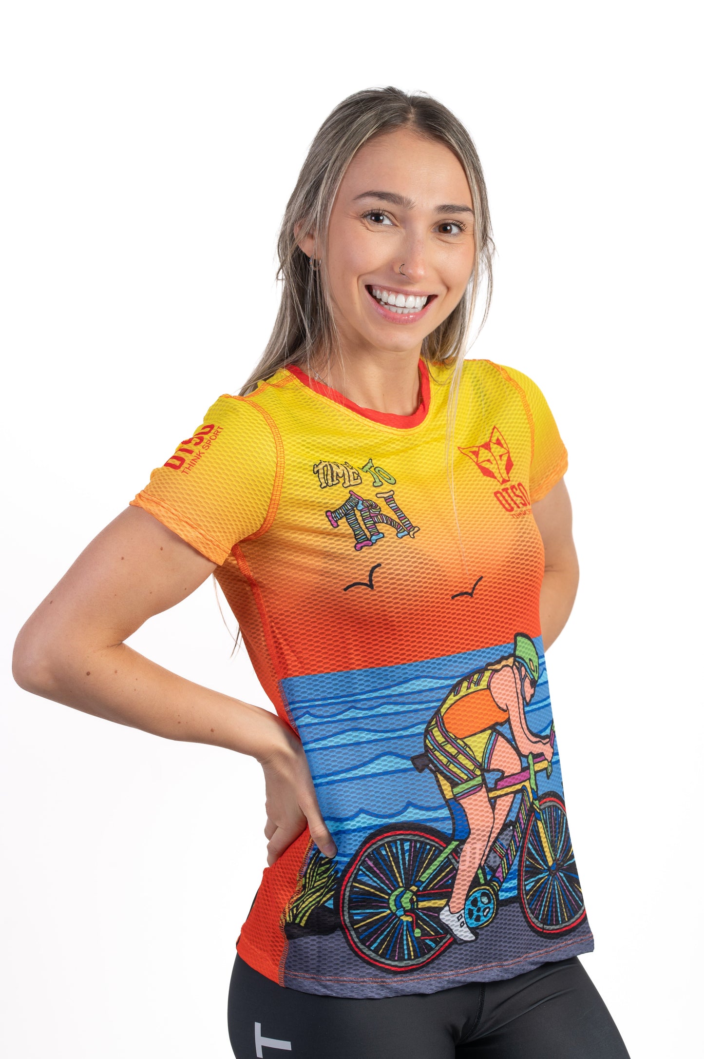 T-shirt Femme manches courtes - Time to Tri Bike