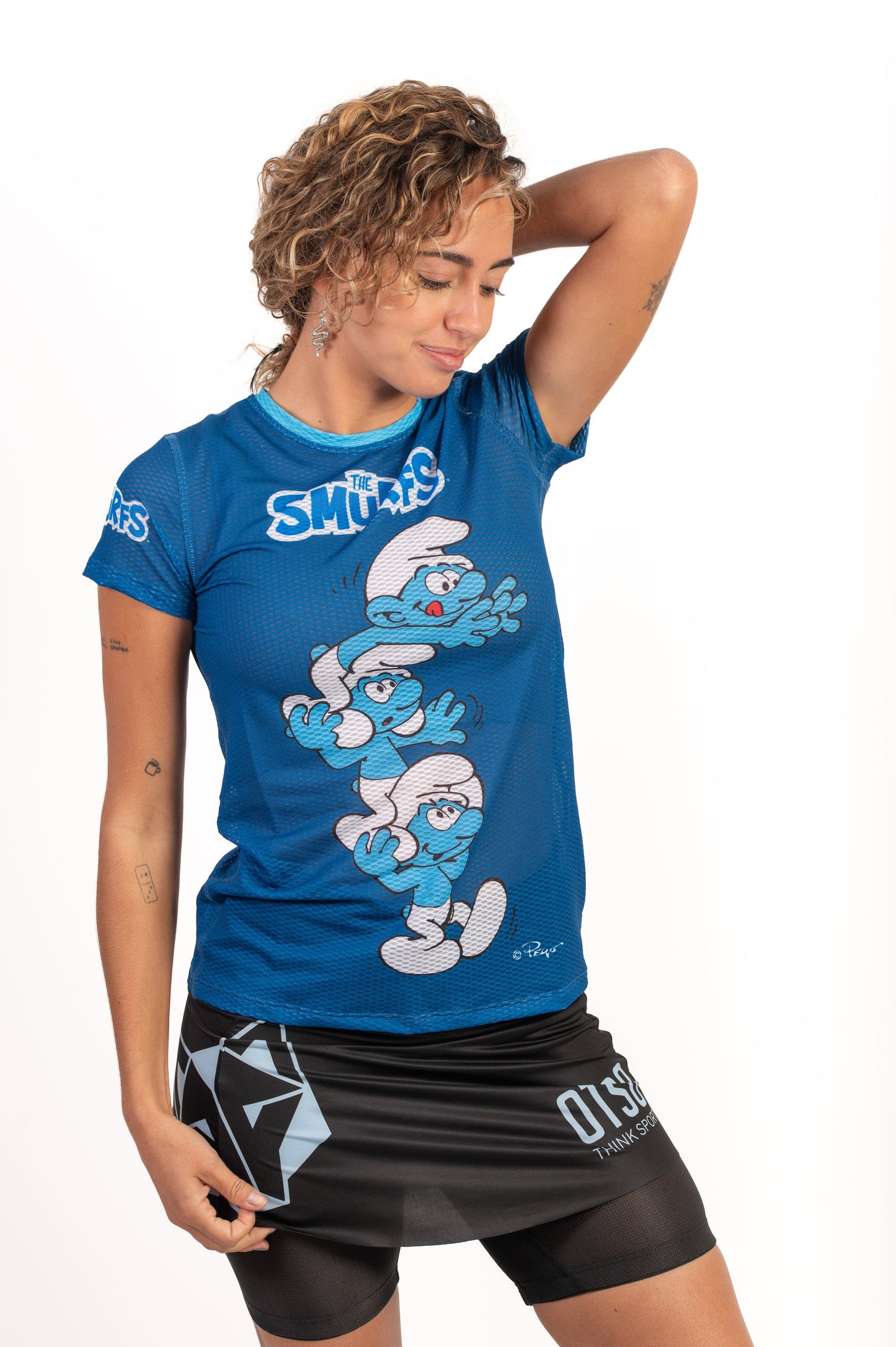 T-Shirt Femme - Smurf Towers