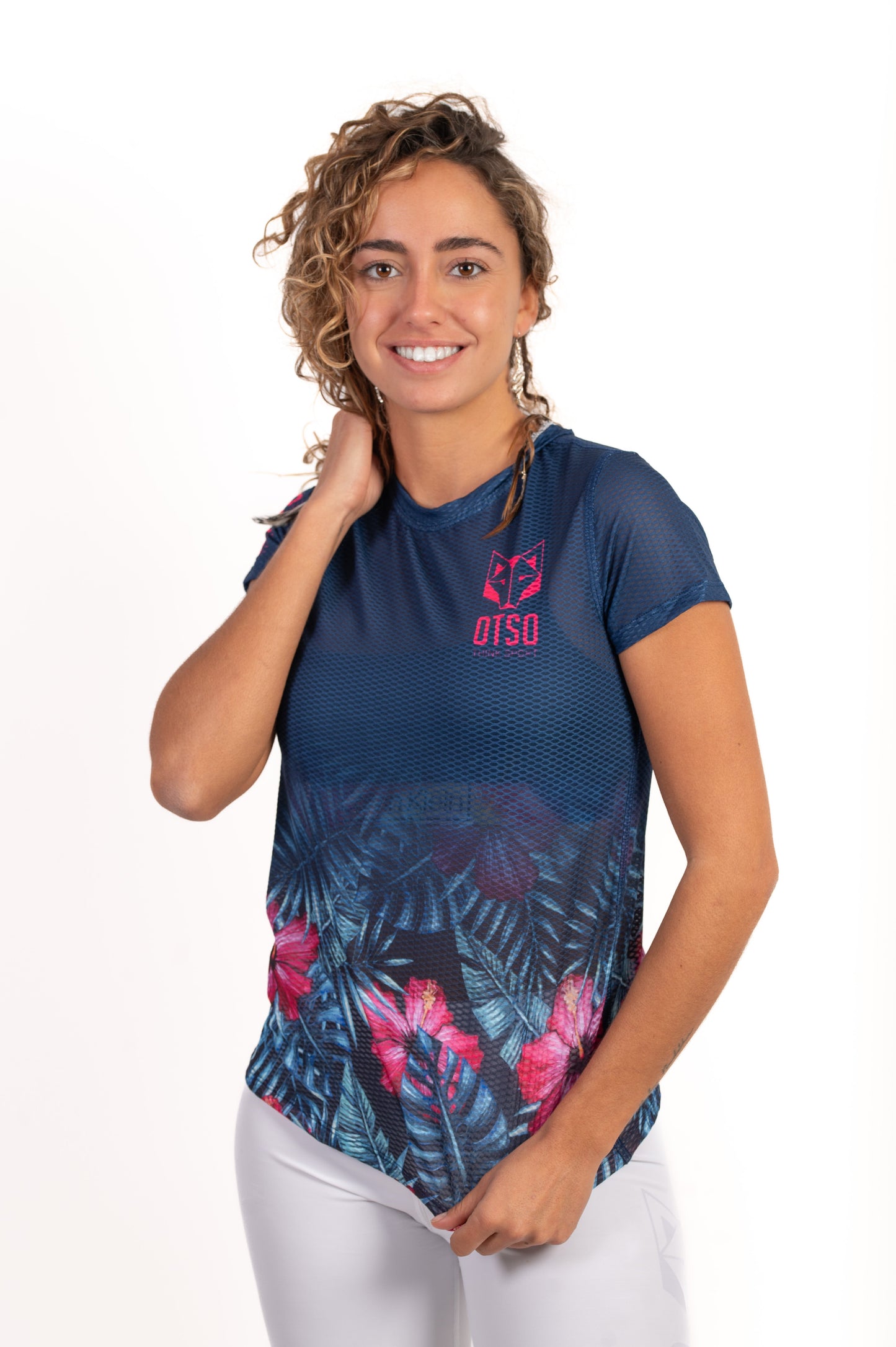 T-shirt Femme manches courtes - Tropical Dark
