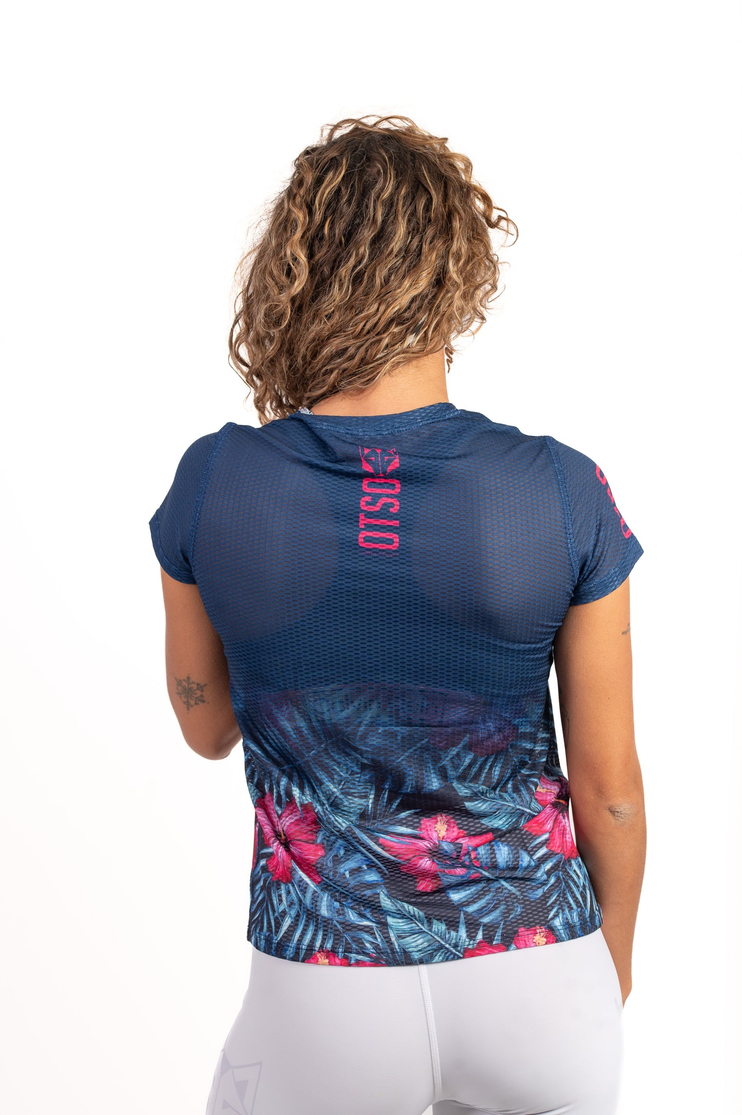 T-shirt Femme manches courtes - Tropical Dark