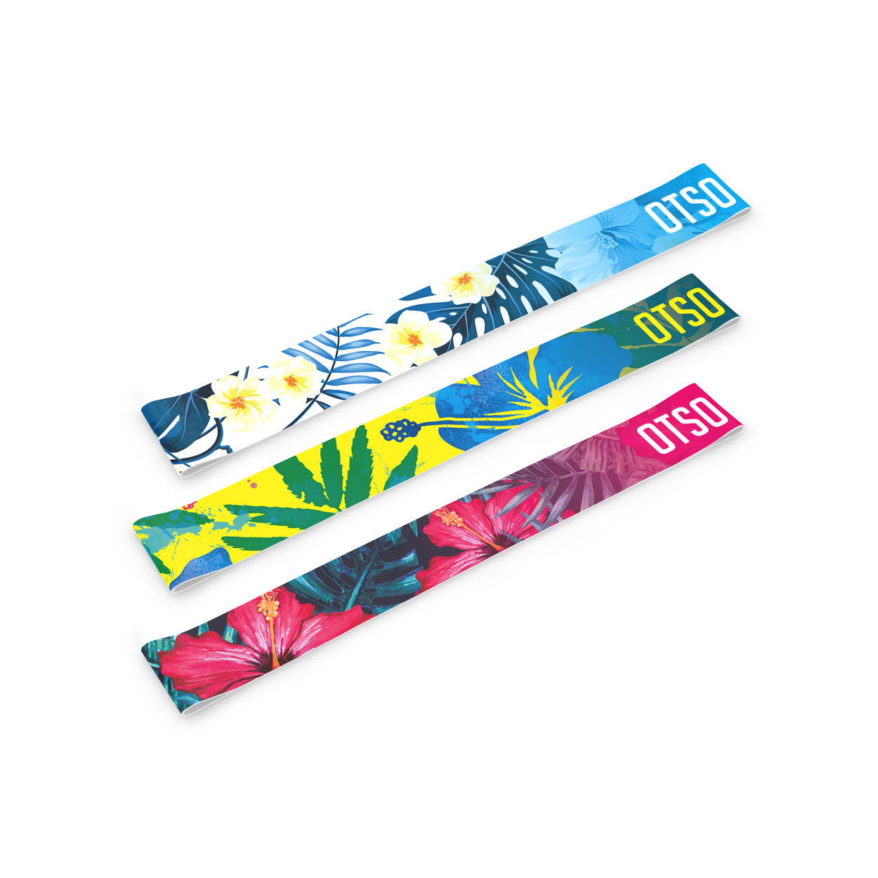 Thin elastic headband - Floral