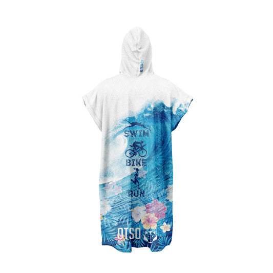 Poncho de natation - Swim Bike Run Wave