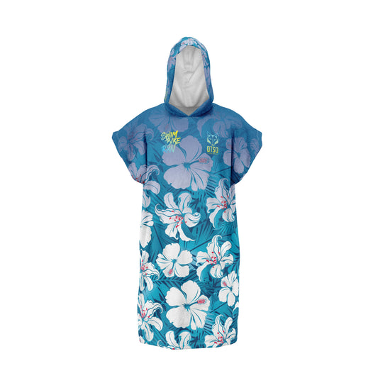 Poncho de natation - Swim Bike Run Flower