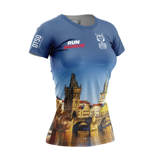 T-shirt Femme manches courtes - Run Prague (Outlet)