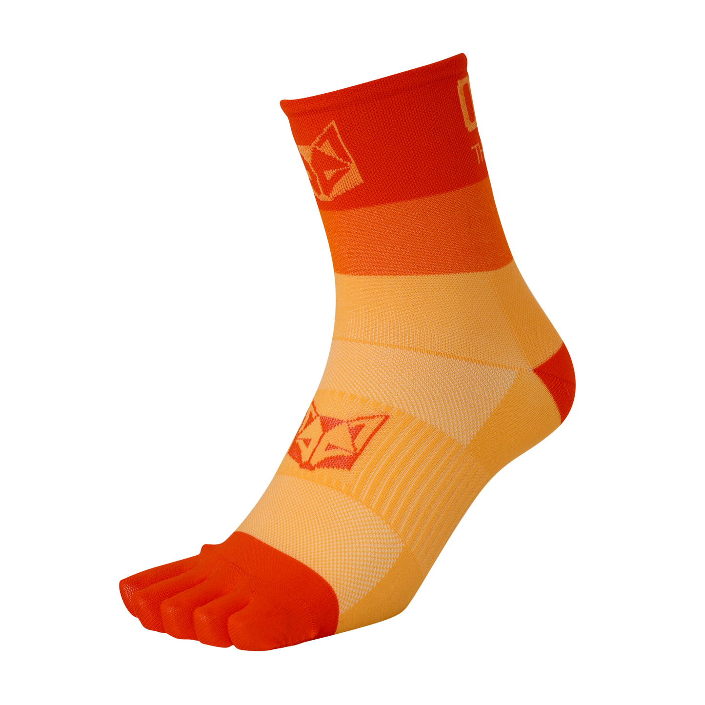 Fünf-Zehen-Socken - Orange