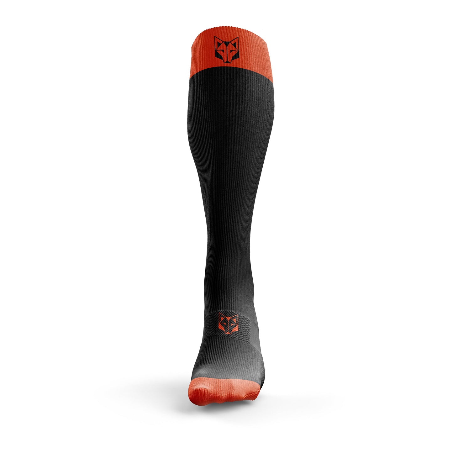Chaussettes de récupération - Black & Fluo Orange