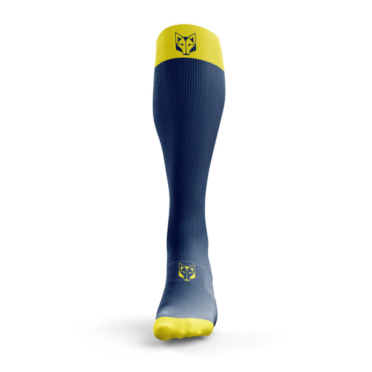 Calze per recupero - Blu Marina e Giallo Fluorescente