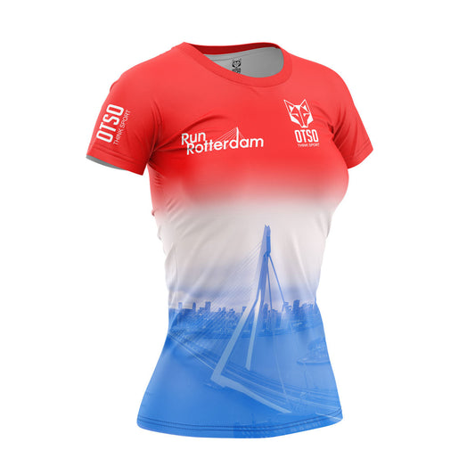 T-shirt Femme manches courtes - Run Rotterdam (Outlet)