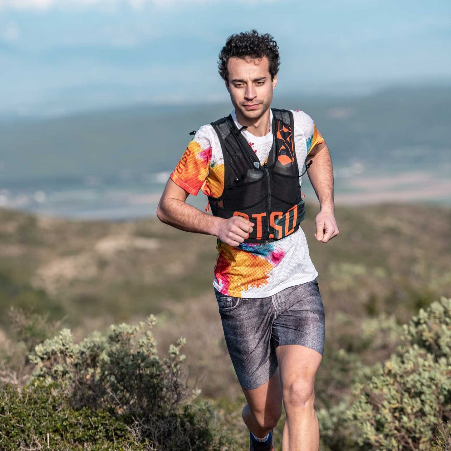 Sac de trail running - Black & Orange