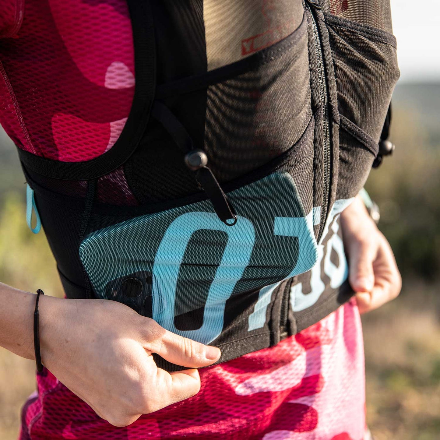 Sac de trail running - Black & Turquoise