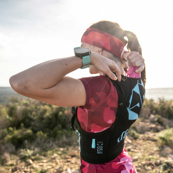 Sac de trail running - Black & Turquoise