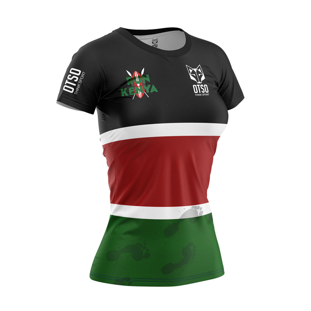 T-shirt Femme manches courtes - Run Kenya