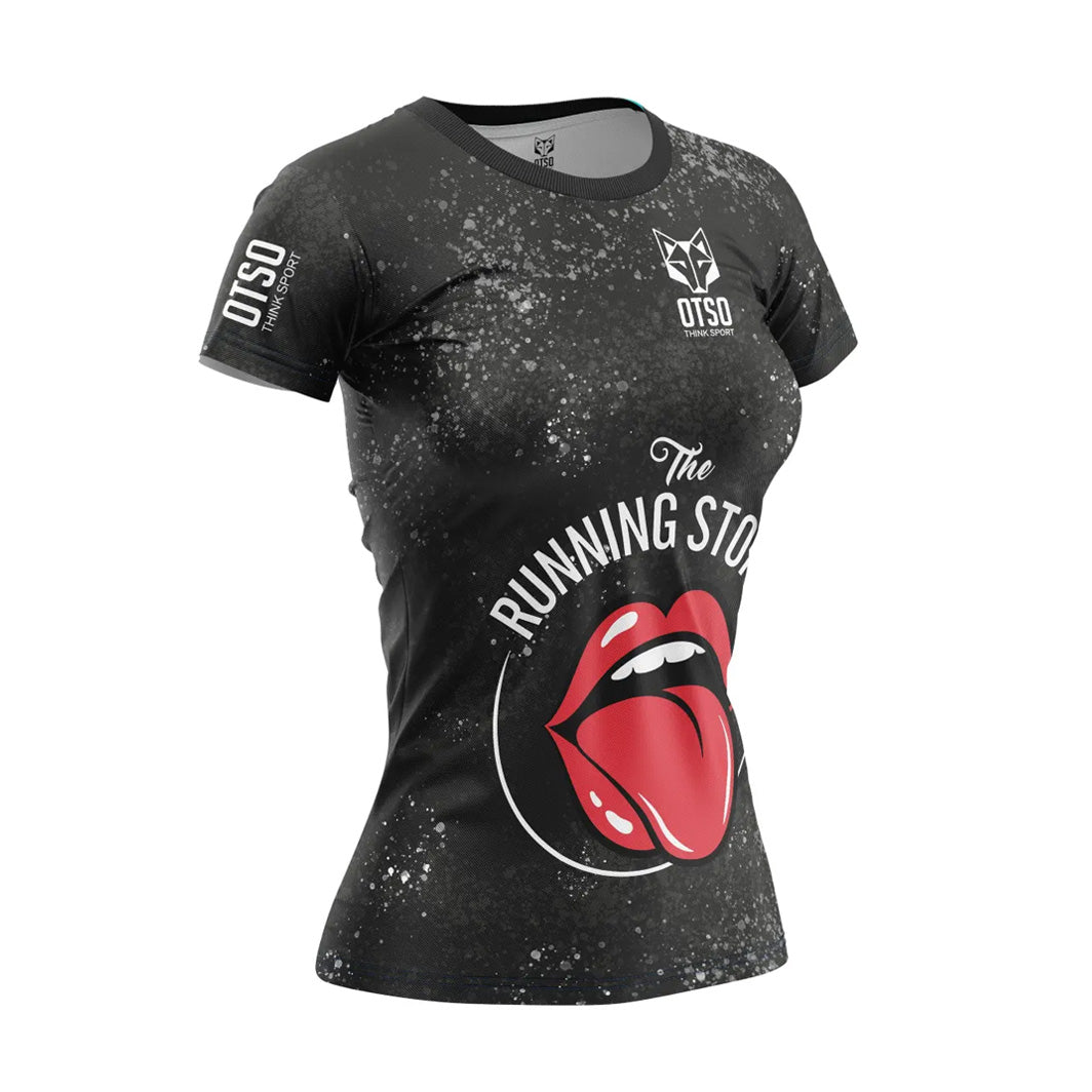 Damen-T-Shirt mit kurzen Ärmeln - Laufsteine