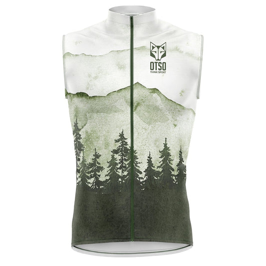 Unisex Jogging Waistcoat - Green Forest