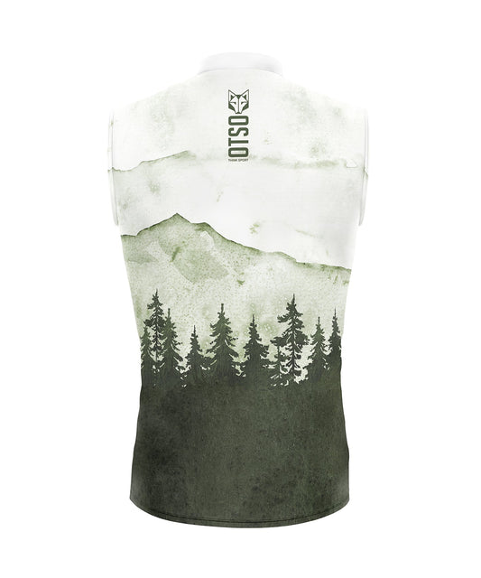 Gilet da corsa unisex - Verde foresta