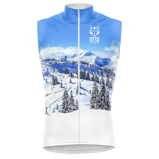 Unisex Jogging Waistcoat - Snow Forest