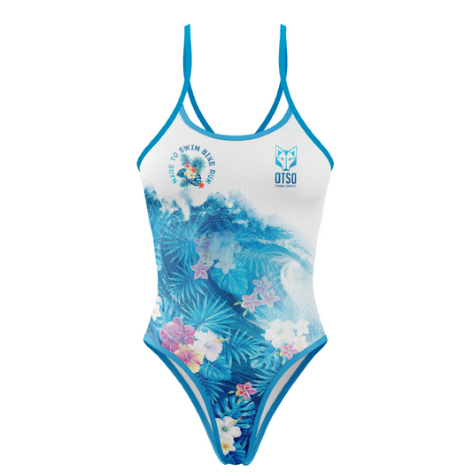 Damen-Trikot - Schwimmen Radfahren Laufen Welle