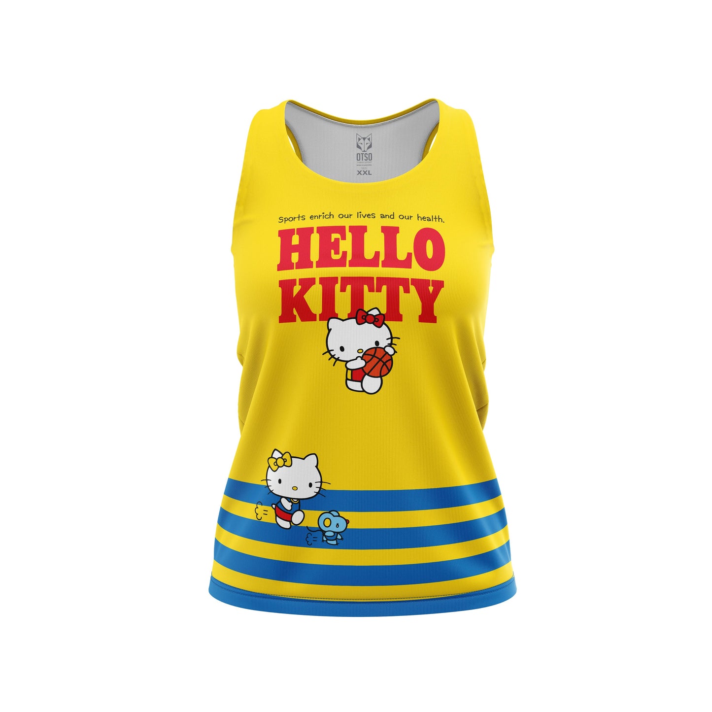 Damen-/Kinder-Trägershirt - Hallo Kitty Sport