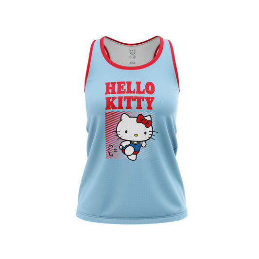 Canottiera Donna/Bambino - Hello Kitty Righe