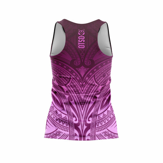 Canottiera Donna - Maori Bordeaux