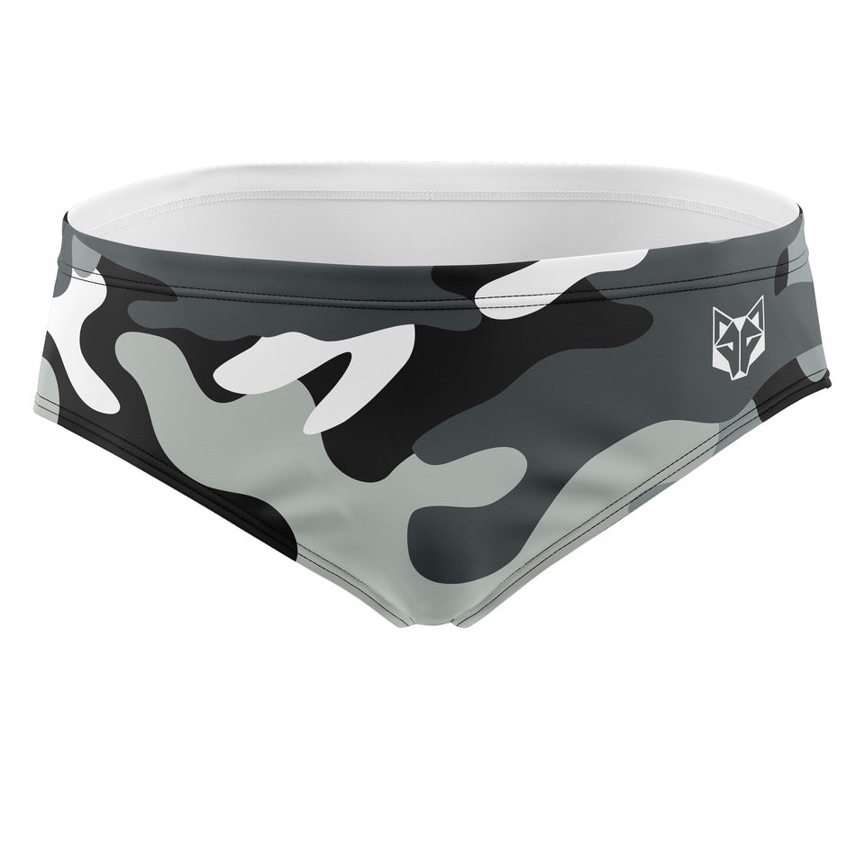 Slip de bain - Grey Camo