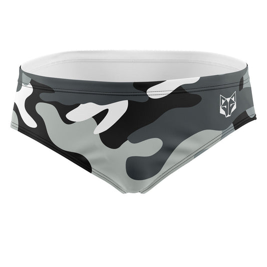 Slip de bain - Grey Camo