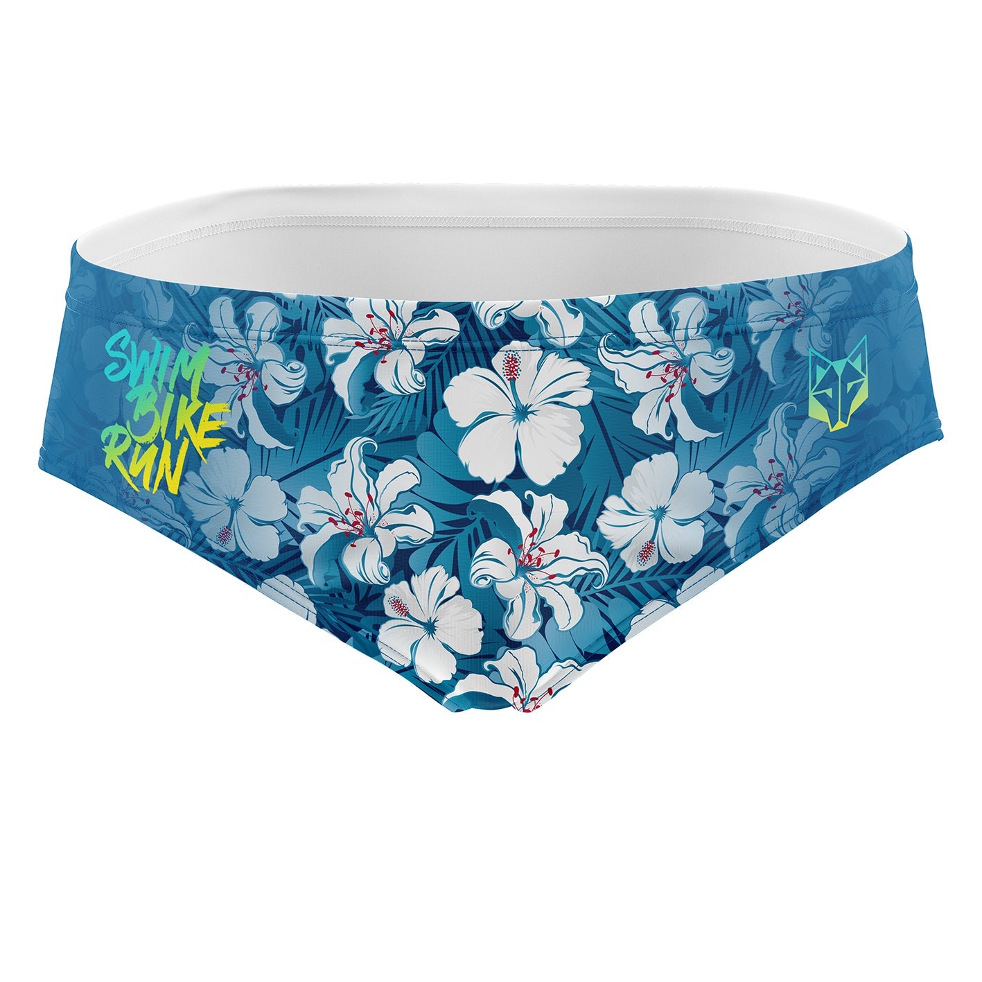 Slip de bain - Swim Bike Run Flower